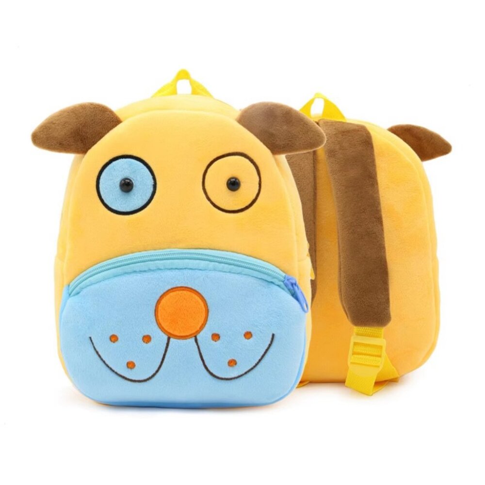 Cute Animal Plush Backpack for Toddlers Kids Gift Bag ( dog )